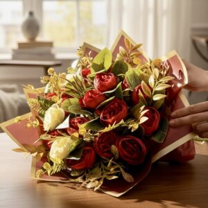 Kırmızı Şakayık Buketi